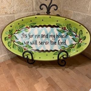 Decor plate and stand